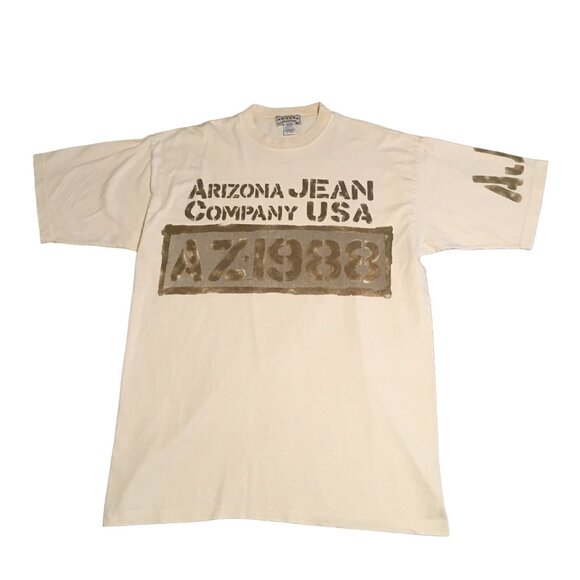 Vintage Arizona Jeans Company USA AJC AZ1988 Men T Shirt LARGE - Picture 1 of 8